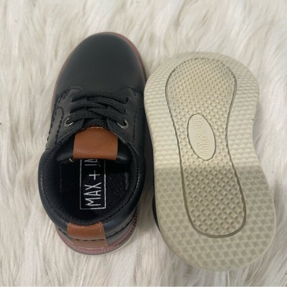 Max + Jake Lil Oscar Oxford Boys Black Shoes Size 6M! - Picture 6 of 9